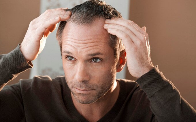 Early signs of hair loss