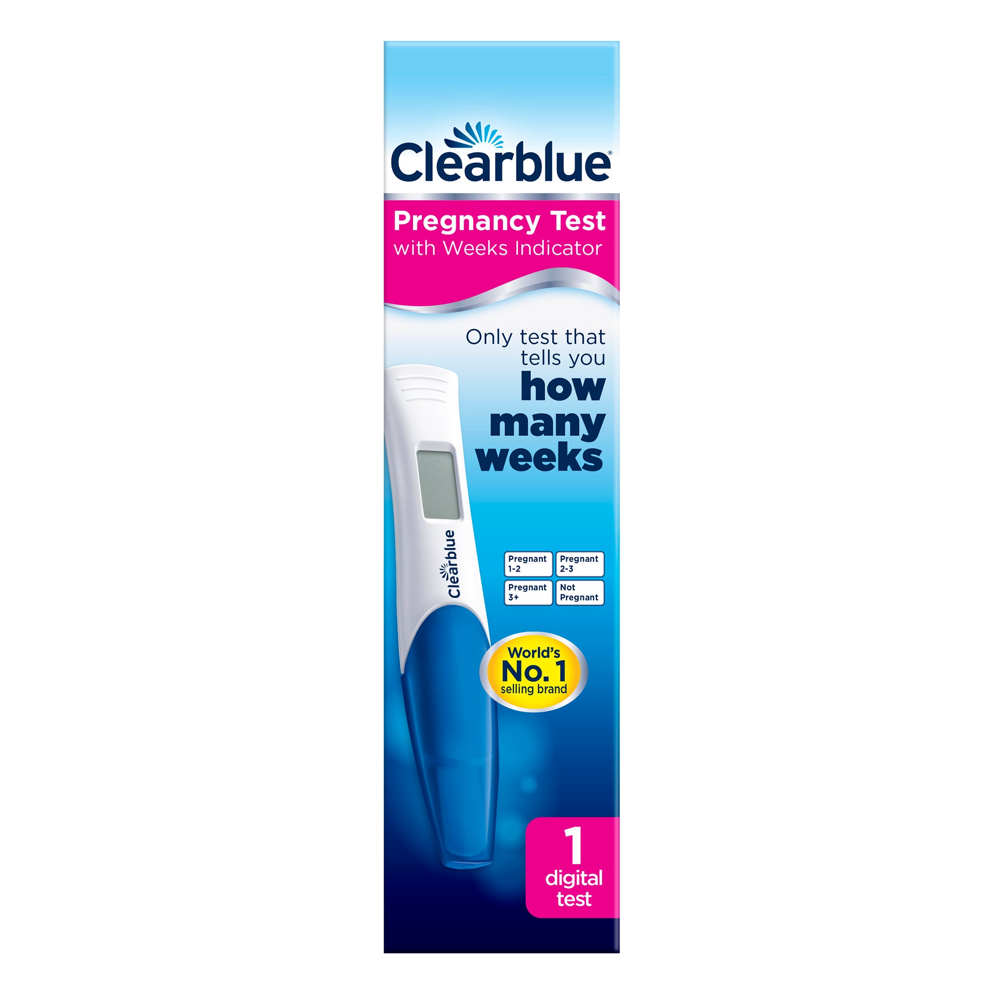 Clearblue Digital Pregnancy Test Kit with Weeks Indicator