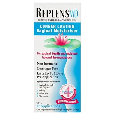 Replens Vaginal Moisturiser, long-lasting hydration for vaginal dryness. Clinically proven formula replenishes moisture and soothes irritation for up to 3 days. Available at Happy Pharmacy with trusted healthcare support.