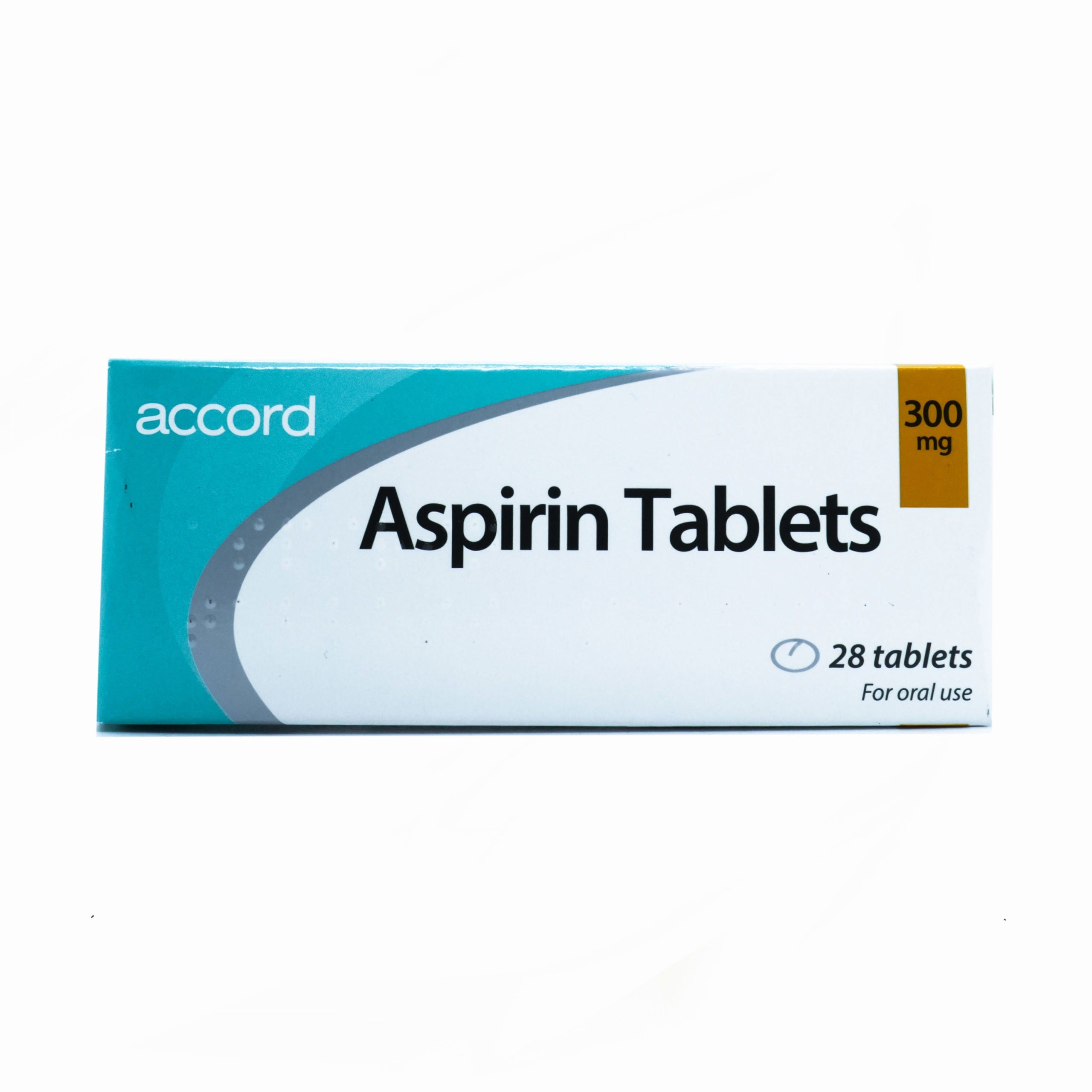 Aspirin 300mg (28 Tablets), fast-acting pain relief for headaches, fever, and inflammation. Suitable for adults and children over 16 years. Available at Happy Pharmacy with trusted healthcare support.