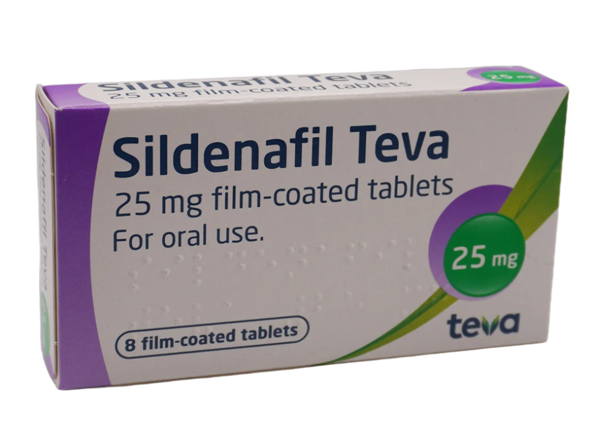 Sildenafil tablets – prescription treatment for erectile dysfunction, available at Happy Pharmacy for trusted and discreet service.
