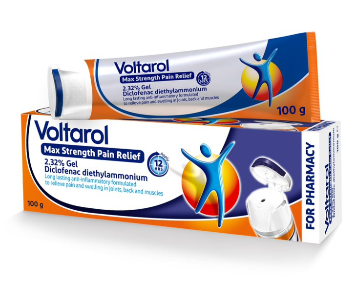 Voltarol 12 Hour 2% Flip Top, fast-acting joint pain relief with diclofenac. Reduces inflammation and swelling for long-lasting comfort. Available at Happy Pharmacy with trusted healthcare support.
